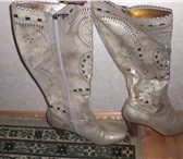 Фото в Одежда и обувь Женская обувь Продам итальянсикие сапожки,из натуральной в Сочи 5 000