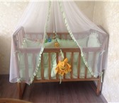 Фото в Для детей Детская мебель Кроватка в отличном состоянии + матрас (бортики в Туле 4 500