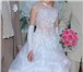 Фотография в Одежда и обувь Свадебные платья Продам белое свадебное платье со стразами в Альметьевске 5 000