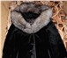 Фото в Одежда и обувь Женская одежда Продам шубу из меха- мутон чёрная, отделка: в Москве 17 500