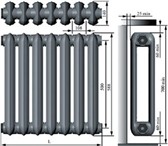 Foto в Прочее,  разное Разное Радиатор чугунный МС-140 7 секций! Звоните! в Москве 3 708