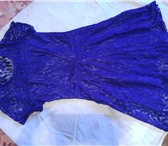 Foto в Одежда и обувь Женская одежда Продаю платье синего цвета гипюровое с подкладкой. в Москве 600