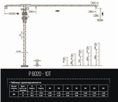 Фото в Авторынок Спецтехника Башенный кран Yong Li P 6020 - 10 тПродажа в Москве 327 328
