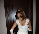 Изображение в Одежда и обувь Свадебные платья платье свадебное размер 44 из белого атласа в Красноярске 22 000