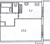 Foto в Недвижимость Квартиры Продаю 1-комнатную квартиру 33,8/17,5/7,7 в Екатеринбурге 1 900 000