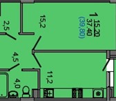 Фотография в Недвижимость Квартиры Квартира по цене ниже застройщика без % и в Краснодаре 1 145 000