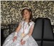 Изображение в Для детей Детская одежда Платье на выпускной бал на 6-8лет, белое, в Братске 3 000