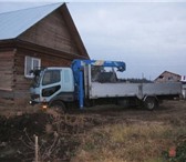 Японский грузовик с манипулятором фирмы Мицубиси Фусо Фигтер , производство 1996 г, объём двигател 10263   фото в Новосибирске