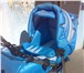 Фотография в Для детей Детские коляски Коляска трансформер голубого цвета, зима-лето, в Челябинске 3 000