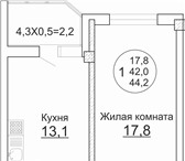 Foto в Недвижимость Квартиры СНИЖЕНА ЦЕНА НА 1К.КВ В ЦЕНТРЕ ГОРОДА ЖК в Краснодаре 2 210 000