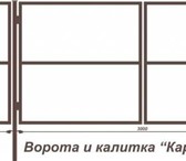 Фотография в Строительство и ремонт Строительные материалы Калитки и ворота для вашего забора, распашного в Смоленске 4 250