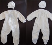 Фотография в Одежда и обувь Детская одежда Комбинезон комбинированный вязанка + плюшевая в Хабаровске 1 600