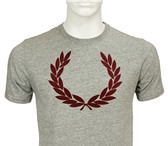 Изображение в Одежда и обувь Мужская одежда Футболка Fred Perry серого цветаНа груди в Москве 2 000