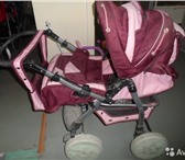 Фотография в Для детей Детские коляски Цвет темн. вишневая с розовыми вставками, в Челябинске 2 700