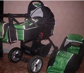 Изображение в Для детей Детские коляски Продаю коляску Tako Jumper X 2 в 1 черно-зеленого в Саратове 5 500