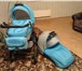 Изображение в Для детей Детские коляски Коляска 2 в 1 ярко голубого цвета с серым. в Саратове 8 500