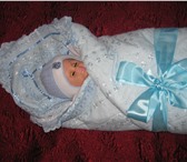 Фотография в Для детей Товары для новорожденных Продам одеялко на выписку нежно голубого в Красноярске 400