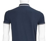 Фотография в Одежда и обувь Мужская одежда Синее поло Stone IslandНа воротнике и рукавах в Москве 2 000