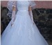 Foto в Одежда и обувь Свадебные платья Продам пышное белое платье. Корсет украшен в Новопавловск 9 000