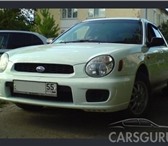 Продам городской хэтчбек белого цвета Subaru Impreza 1, 5, машина произведена в 2001 году, на ныне 9354   фото в Омске