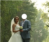 Фотография в Одежда и обувь Свадебные платья Цвет шампань, красивый карсет с вышевкой в Железногорск 12 000