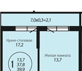 Фото в Недвижимость Квартиры Акция от подрядчика цена намного ниже застройщика! в Краснодаре 1 342 000