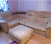 Foto в Мебель и интерьер Мебель для гостиной Продаю угловой диван и пуф. Б/У, но в хорошем в Екатеринбурге 10 000