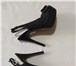 Foto в Одежда и обувь Женская обувь Туфли замшевые, черные, 39 размер, на узкую в Москве 300