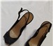 Фотография в Одежда и обувь Женская обувь Туфли замшевые, черные, 39 размер, на узкую в Москве 300