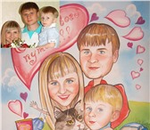 Изображение в Прочее,  разное Разное Цветной шарж по фото в акварели или пастели. в Омске 600