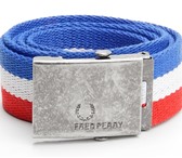 Фотография в Одежда и обувь Аксессуары Ремень Fred Perry в полоску синего, белого в Москве 1 000