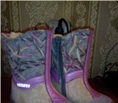 Изображение в Для детей Детская обувь Продам валенки(сапожки малодетские), цвет:сер-фио, в Челябинске 800