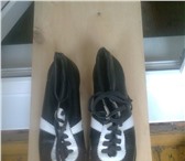 Foto в Спорт Спортивный инвентарь ботинки лыжные 42 размер, черно-белые, отечественные, в Челябинске 500