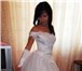 Фото в Одежда и обувь Свадебные платья Классическое белое свадебное платье  На корсете в Москве 3 000