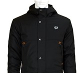 Изображение в Одежда и обувь Мужская одежда Черная зимняя парка Fred Perry с капюшономЗастежка в Москве 9 900