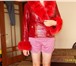 Фотография в Одежда и обувь Женская одежда Куртка красная демисизонная, лакерованная в Барнауле 2 500