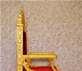 Фото в Мебель и интерьер Мягкая мебель Трон Маргарита,покрыт сусальным золотом,авторская в Самаре 520 000