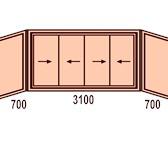Фото в Строительство и ремонт Двери, окна, балконы Продается НОВОЕ остекление для хрущевского в Москве 33 175