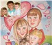 Изображение в Прочее,  разное Разное Цветной шарж по фото в акварели или пастели. в Омске 600