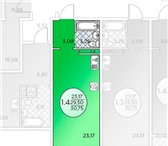 Foto в Недвижимость Квартиры Студия 30,75 кв.м на 15 этаже 24-этажного в Москве 1 440 000