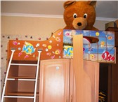 Фотография в Для детей Детская мебель кровать с шифоньером (полочки +под тремпеля) в Старом Осколе 3 500