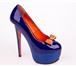 Фото в Одежда и обувь Женская обувь Цвет: ультрамариновый.Материал: натуральный в Мурманске 590