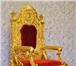 Изображение в Мебель и интерьер Мягкая мебель Трон Маргарита,покрыт сусальным золотом,авторская в Самаре 520 000