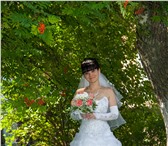 Фотография в Одежда и обувь Свадебные платья Продам свадебное платье белое, пышное с корсетом,размер в Орле 0