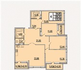 Фото в Недвижимость Квартиры Продам 4-х комнатную квартиру 133.18 кв.м.Южный в Барнауле 6 950 000