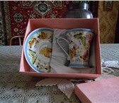 Foto в Мебель и интерьер Посуда Подарочный набор: чайная чашка с блюдцем. в Москве 250