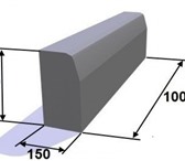 Foto в Строительство и ремонт Строительные материалы Бордюр дорожный 1000х300х150 (БР 100.30.15) в Кургане 380