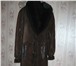 Foto в Одежда и обувь Женская одежда Продам дубленку, натуральный мех, темно-коричневая, в Санкт-Петербурге 1 000