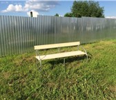 Фотография в Строительство и ремонт Строительные материалы Лавочка без спинки: Каркас из оцинкованной в Липецке 2 100