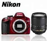Foto в Электроника и техника Фотокамеры и фото техника Nikon D3200 18-105 Kit (красный, Бесплатная в Москве 10 840